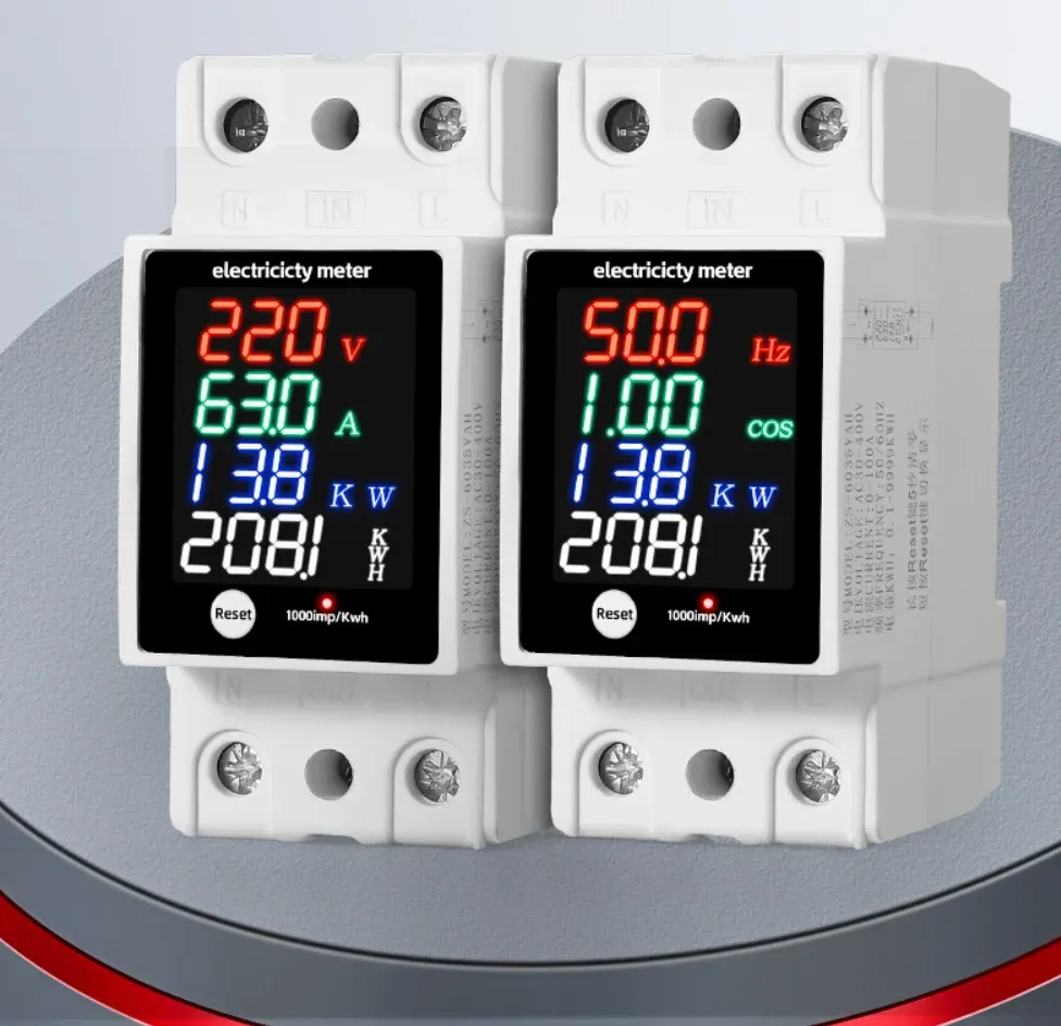 Compteur électrique installé dans un environnement d'utilisation