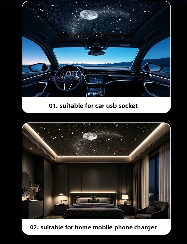Lumière d'ambiance étoilée