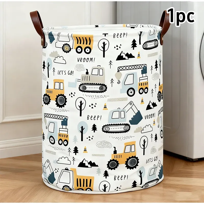 Panier de rangement pliable de grande capacité dans un intérieur épuré