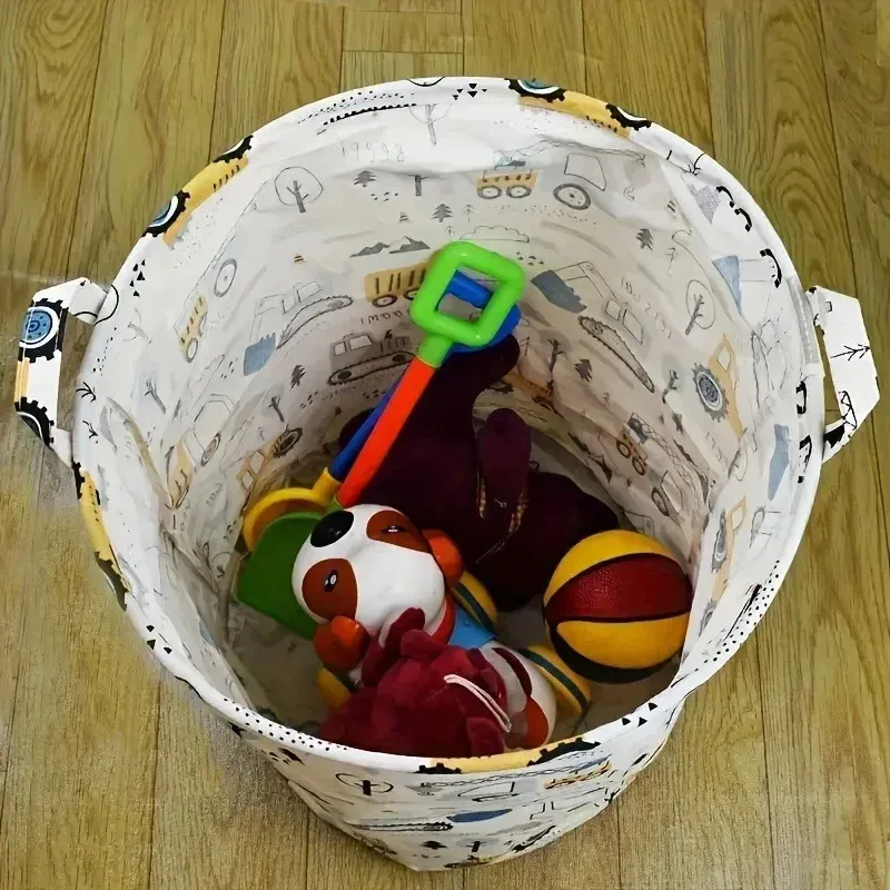 Panier de rangement à linge dans une buanderie