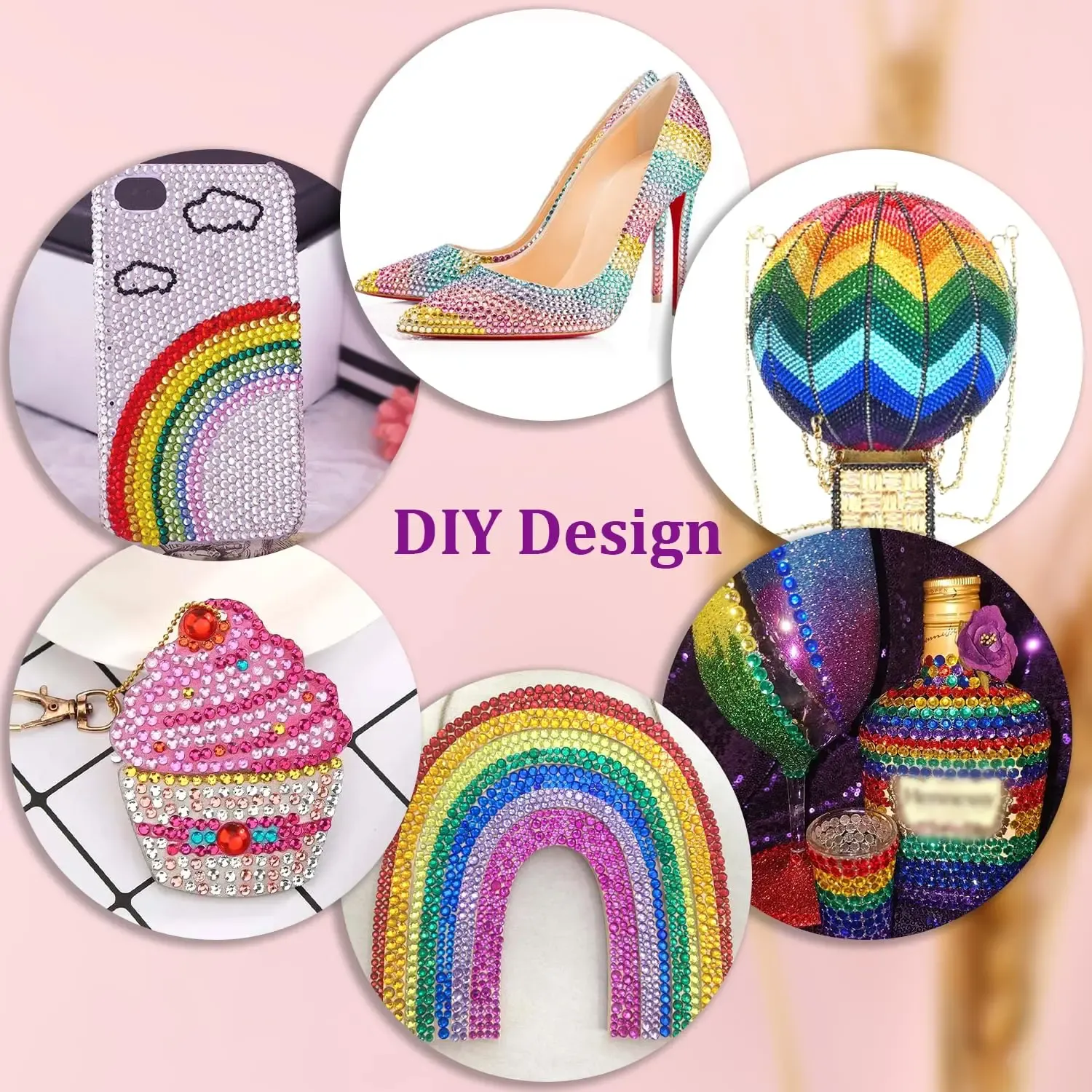 Accessoires d'art ongulaire scintillants