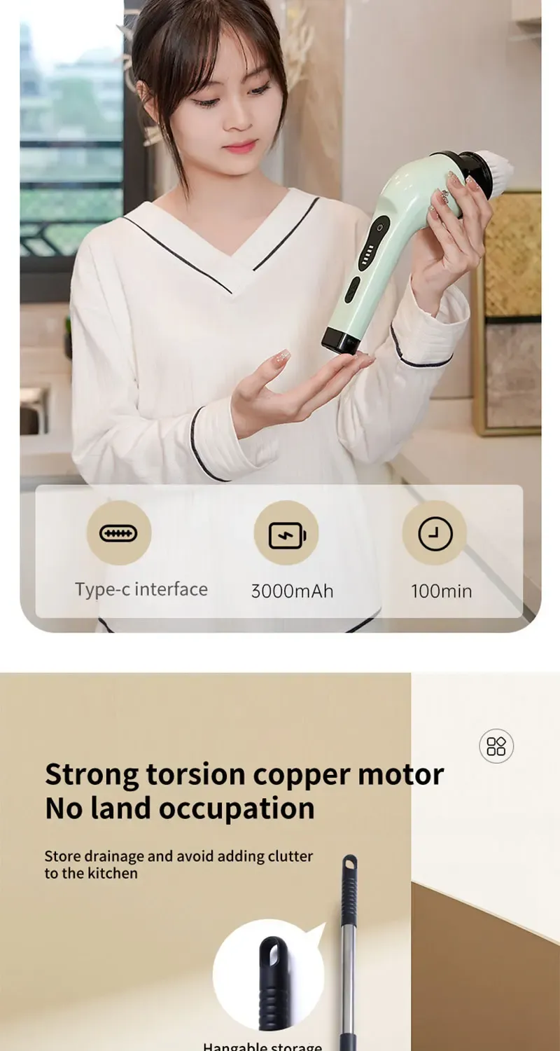 Mode d'utilisation de la brosse électrique