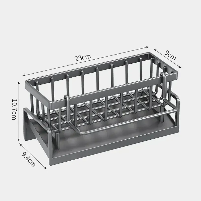 Égouttoir multifonctionnel pour éponges et torchons, organisateur de cuisine 6