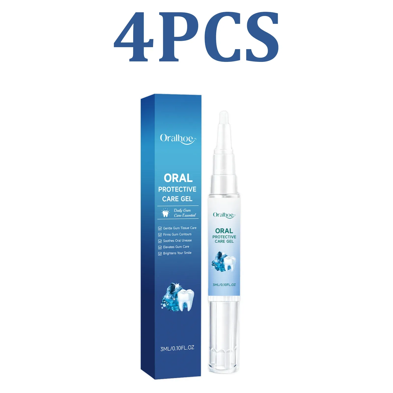 Gel de Soin des Gencives Apaisant pour Haleine Fraîche et Élimination des Taches Dentaires, Format Portable 11