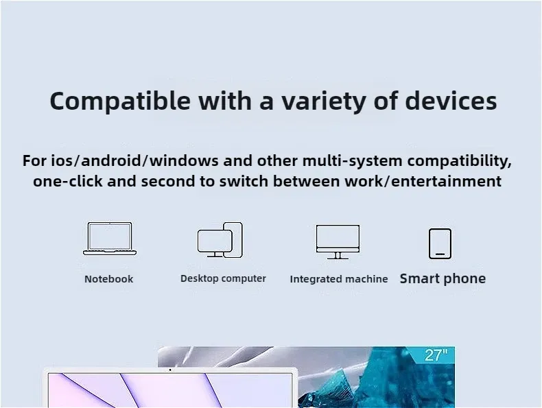 Clavier MINGCVIL avec tablette
