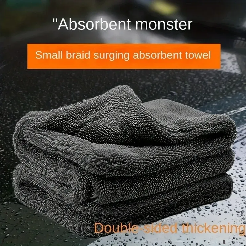 Détail des chiffons de nettoyage en microfibre
