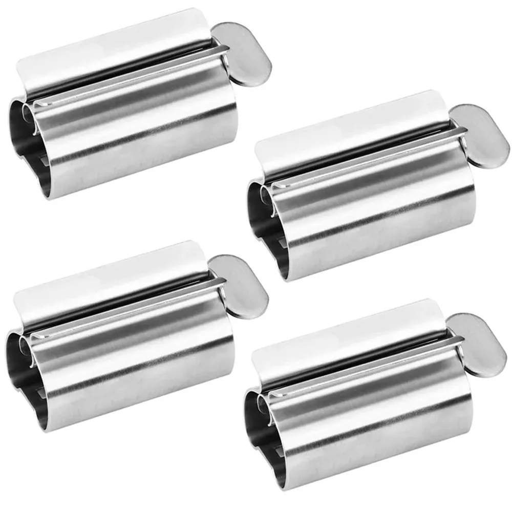 Presse-tube rotatif en acier inoxydable pour dentifrice, pommade et cosmétiques 7