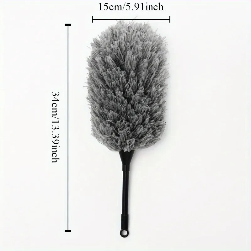 Plumeau en microfibre flexible et lavable, sans électricité, pour un nettoyage polyvalent de la maison 4