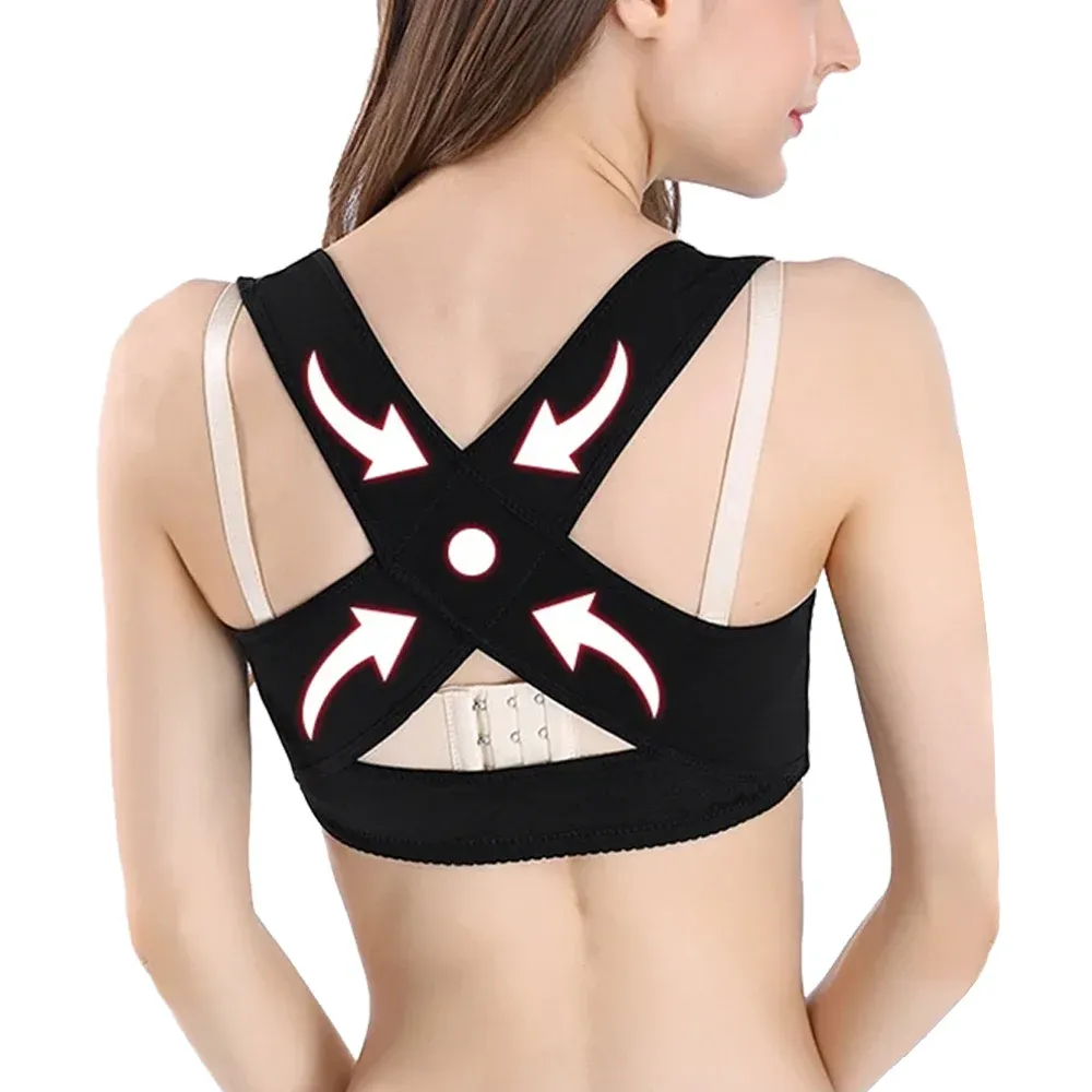 Corset invisible pour femme, correcteur de posture, ceinture de soutien du dos et des épaules, attelle de correction de posture pour la santé et la salle de sport 3