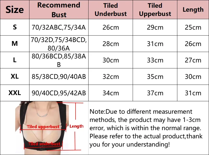 Corset correcteur de posture invisible pour femmes