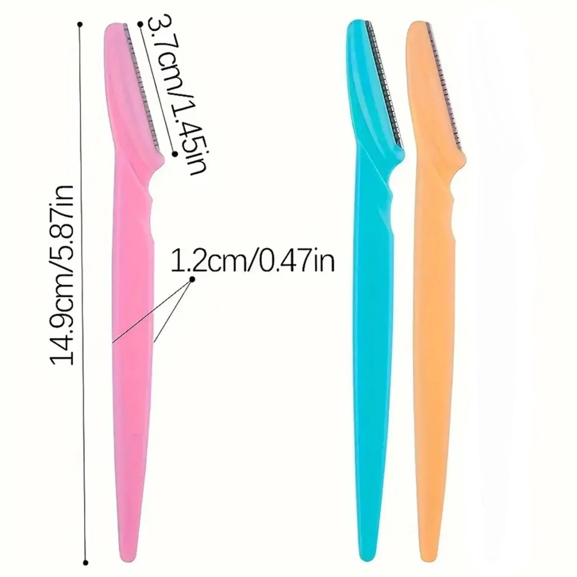 Rasoir à sourcils et rasoir visage pour femme et homme avec capuchon de protection, sûr et pratique (lot de 5, 10, 30 ou 40) 6