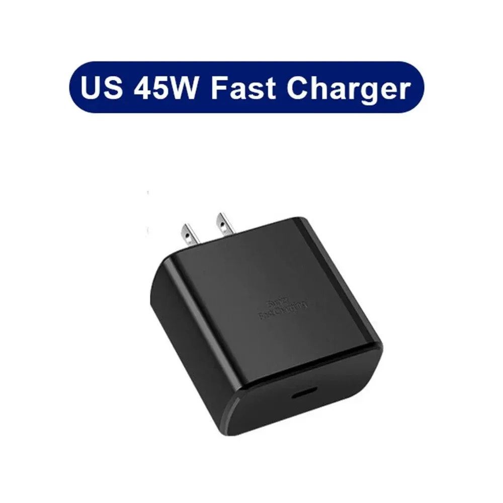 Chargeur Rapide 45W USB-C PD avec Câble Type C pour Samsung Galaxy S24 Ultra, S23, S22, S21, Note10, A54 et A34 9