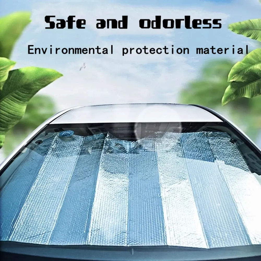 Pare-soleil anti-UV pour pare-brise de voiture, 140 x 70 cm 4
