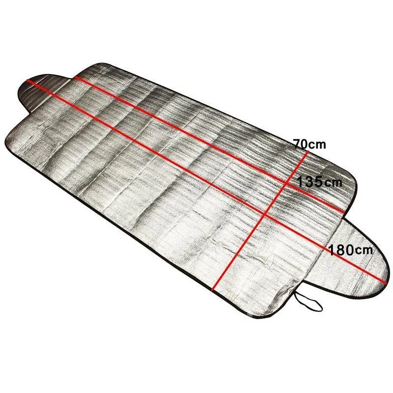 Pare-soleil anti-UV pour pare-brise de voiture, 140 x 70 cm 7