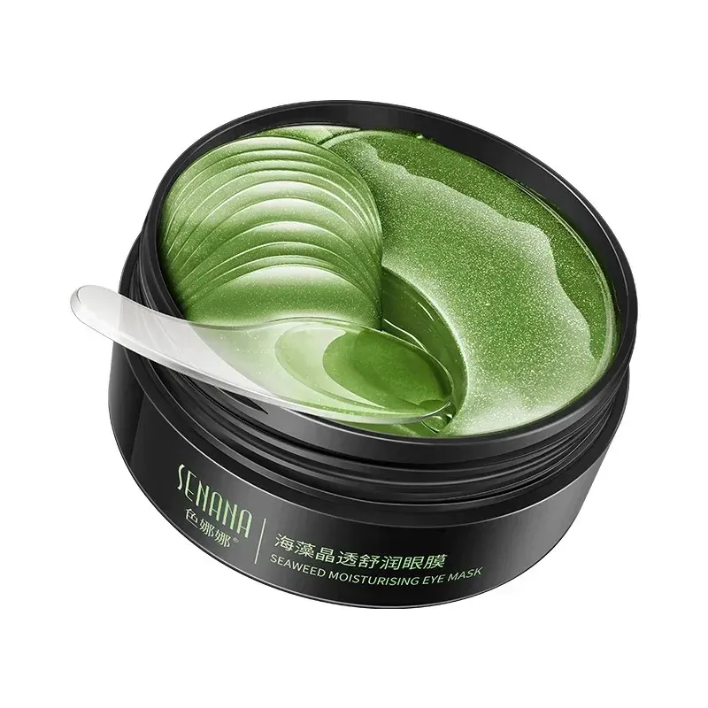 Masque pour les yeux hydratant doré, 60 pièces, soulage la fatigue oculaire et nourrit le contour des yeux, masques en cristal de collagène 8