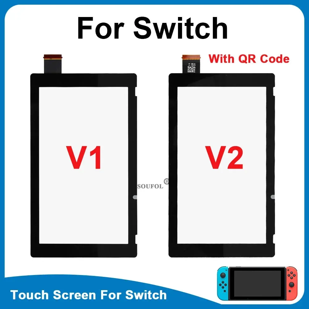 Écran tactile de remplacement V1 V2 d'origine pour console Nintendo Switch