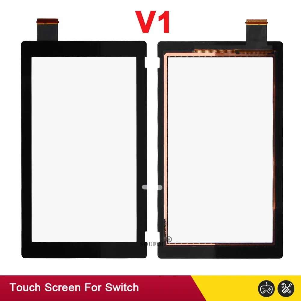 Vue détaillée de l'écran tactile de remplacement pour Nintendo Switch