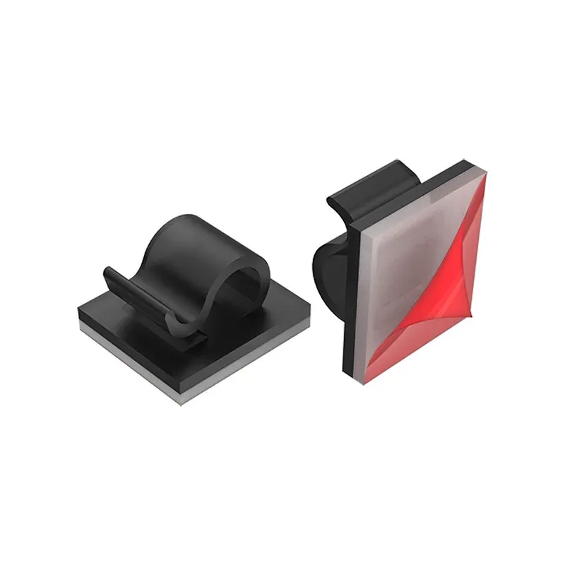 Clips de câbles auto-adhésifs (lot de 1 à 100) – Support mural pour guirlande lumineuse – Organisateur de câbles pour la maison, le bureau et la voiture 9