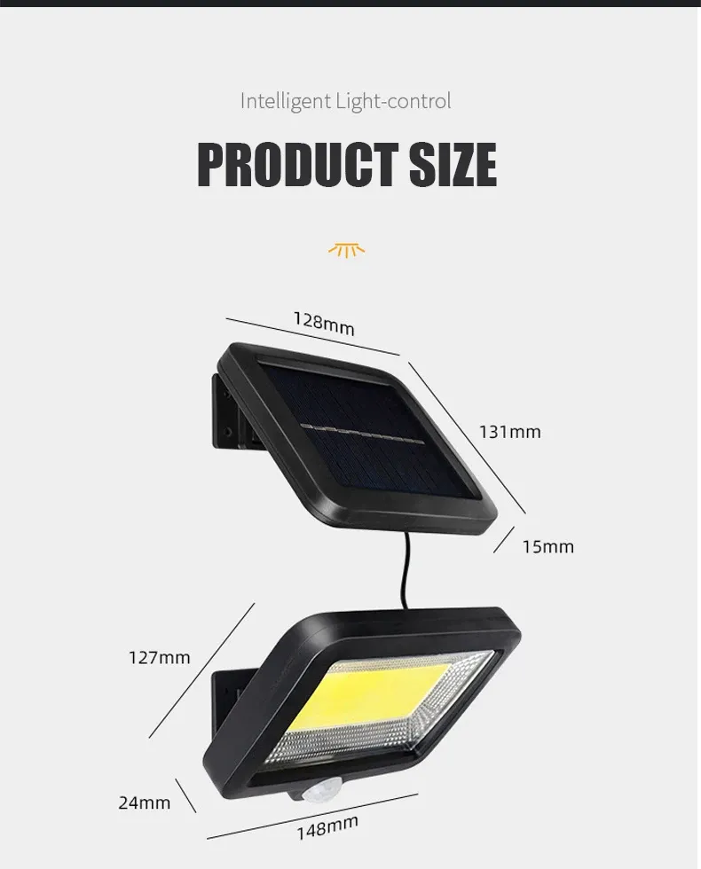 Éclairage solaire intelligent pour jardin