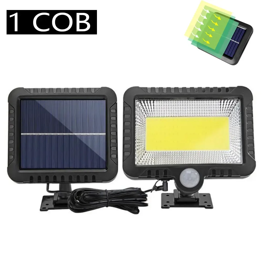 Applique Murale Solaire avec Détecteur de Mouvement, Imperméable et Rechargeable, Éclairage d'Urgence, Idéale pour Jardin, Allée ou Véranda 9