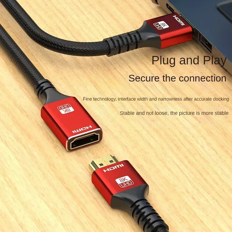 Câble HDMI haute vitesse 8K, vue complémentaire