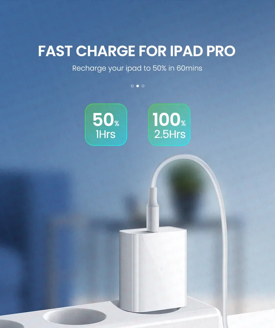 Chargeur rapide USB-C, mise en scène lifestyle