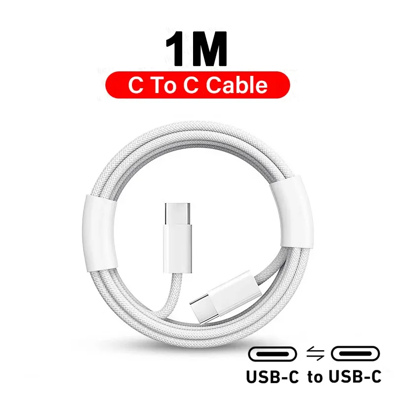 Chargeur rapide Apple PD 40 W d'origine, USB-C, compatible iPhone 17, 16, 15, 14, 13, 12 Pro Max, Samsung, Xiaomi, câble USB-C vers Lightning 10