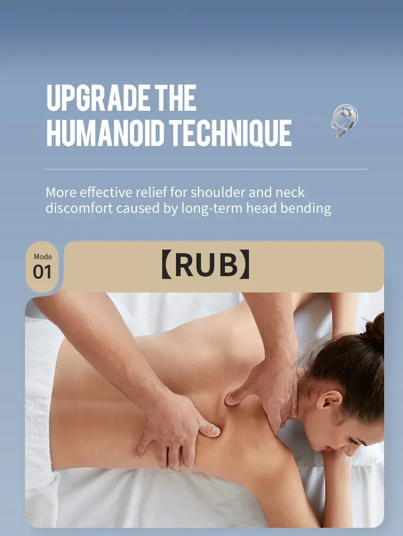 Massage des épaules et du dos