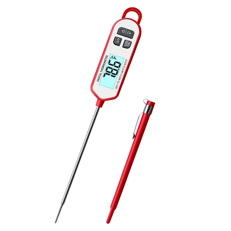 Thermomètre numérique pour aliments et viandes, lecture instantanée, haute précision, étanche et rétroéclairé 9