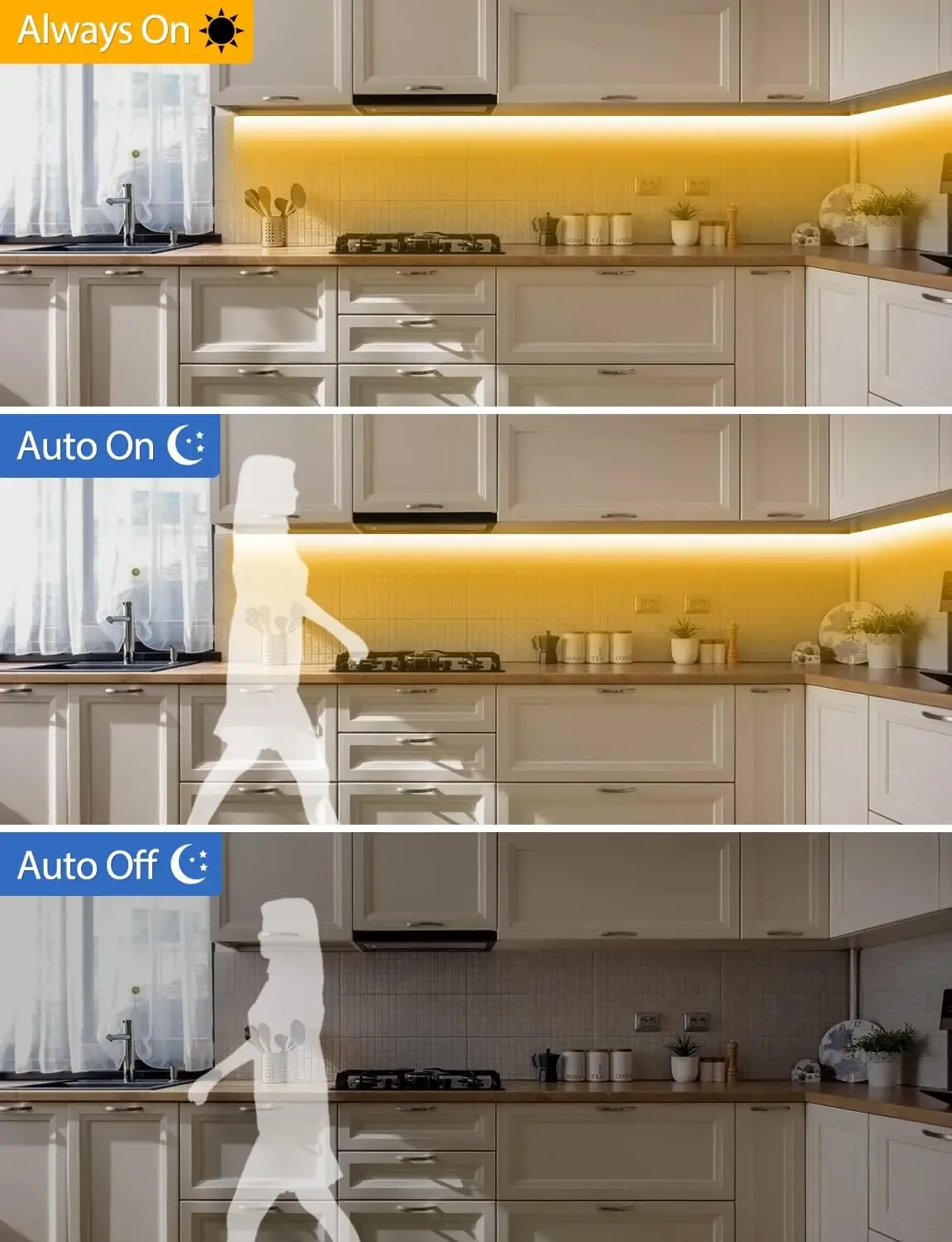 Lumière LED d'ambiance dans un intérieur