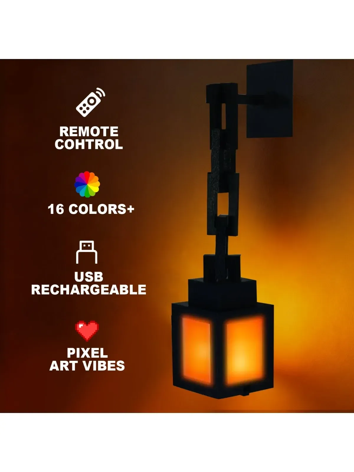 Lampe de chevet portable style pixel 2026 dans un intérieur moderne
