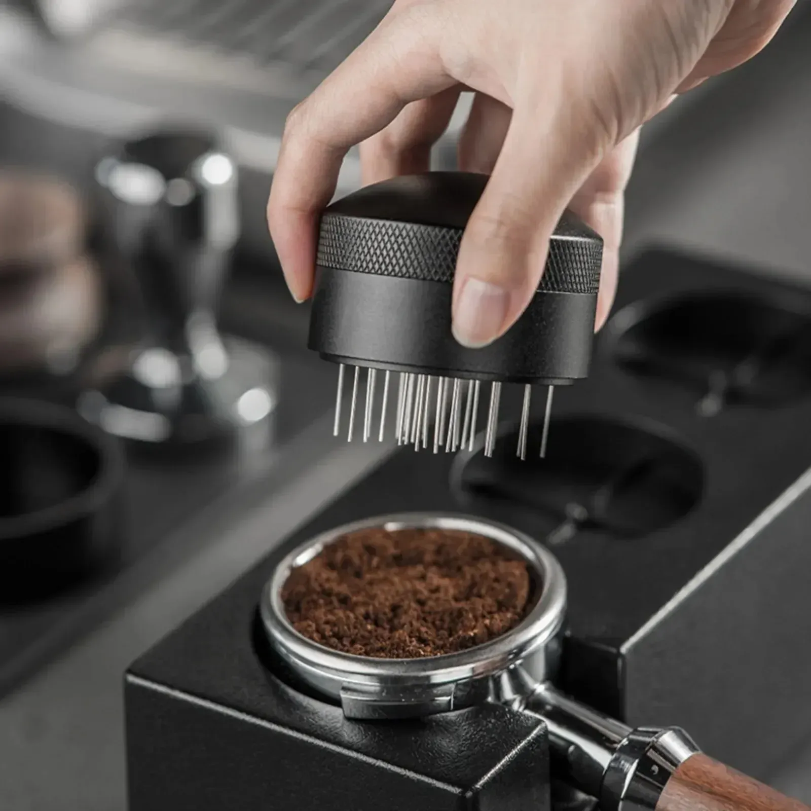 Agitateur WDT pour expresso, outil de distribution de café pour porte-filtre 51, 53, 54 et 58 mm 4