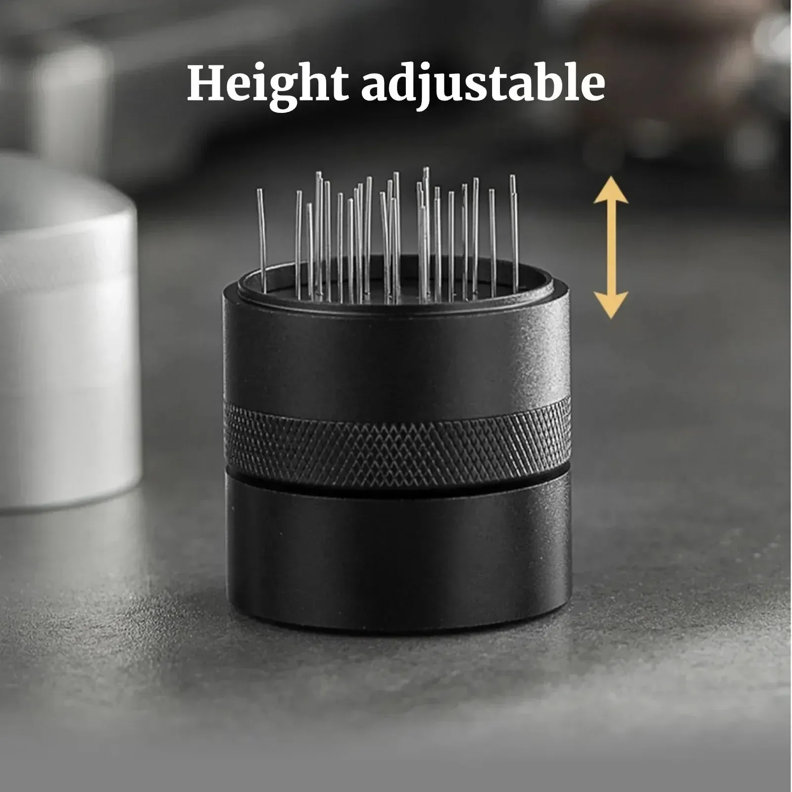 Agitateur WDT pour expresso, outil de distribution de café pour porte-filtre 51, 53, 54 et 58 mm 6