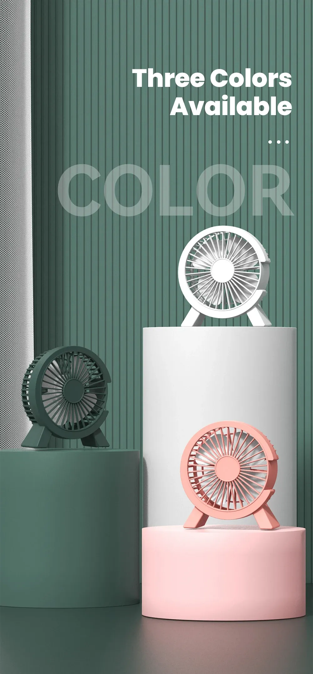 Mini ventilateur pour un espace de travail à domicile