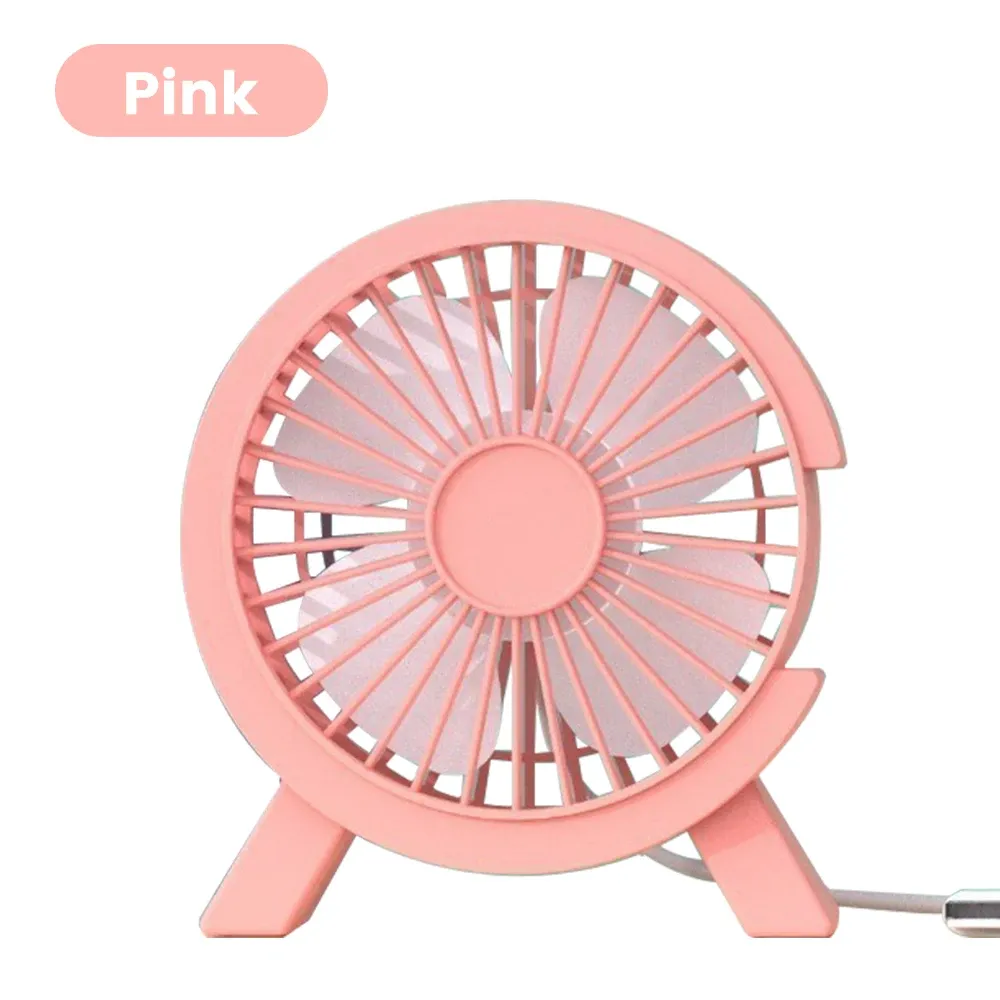 Mini ventilateur de table rechargeable USB, petit ventilateur portable pour dortoir étudiant, bureau ou domicile 9