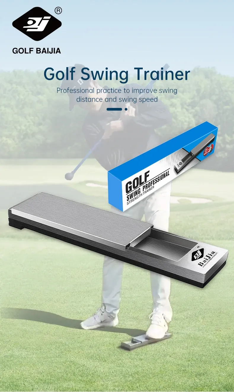 Pédale d'assistance de posture de swing de golf en situation d'entraînement
