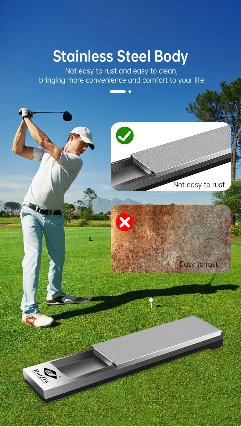 Pédale d'assistance de golf en utilisation pratique