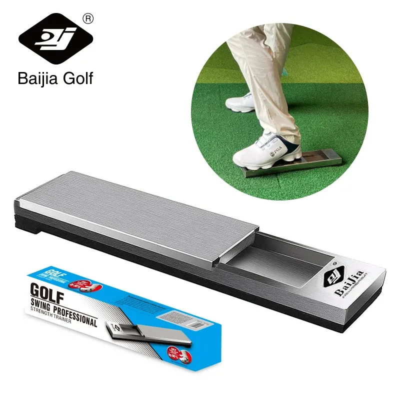 Pédale d'assistance de posture de swing de golf portable et amovible, pédale de gravité pour jambe, correcteur de swing, accessoire de golf 7