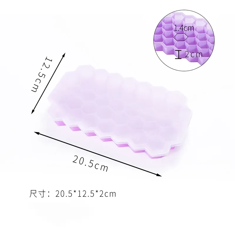 Moule à glaçons en silicone, lot de 4/2/1 pièces, 148 glaçons, qualité alimentaire, sans BPA, réutilisable, avec couvercles 6