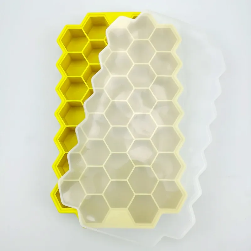 Moule à glaçons en silicone, lot de 4/2/1 pièces, 148 glaçons, qualité alimentaire, sans BPA, réutilisable, avec couvercles 7