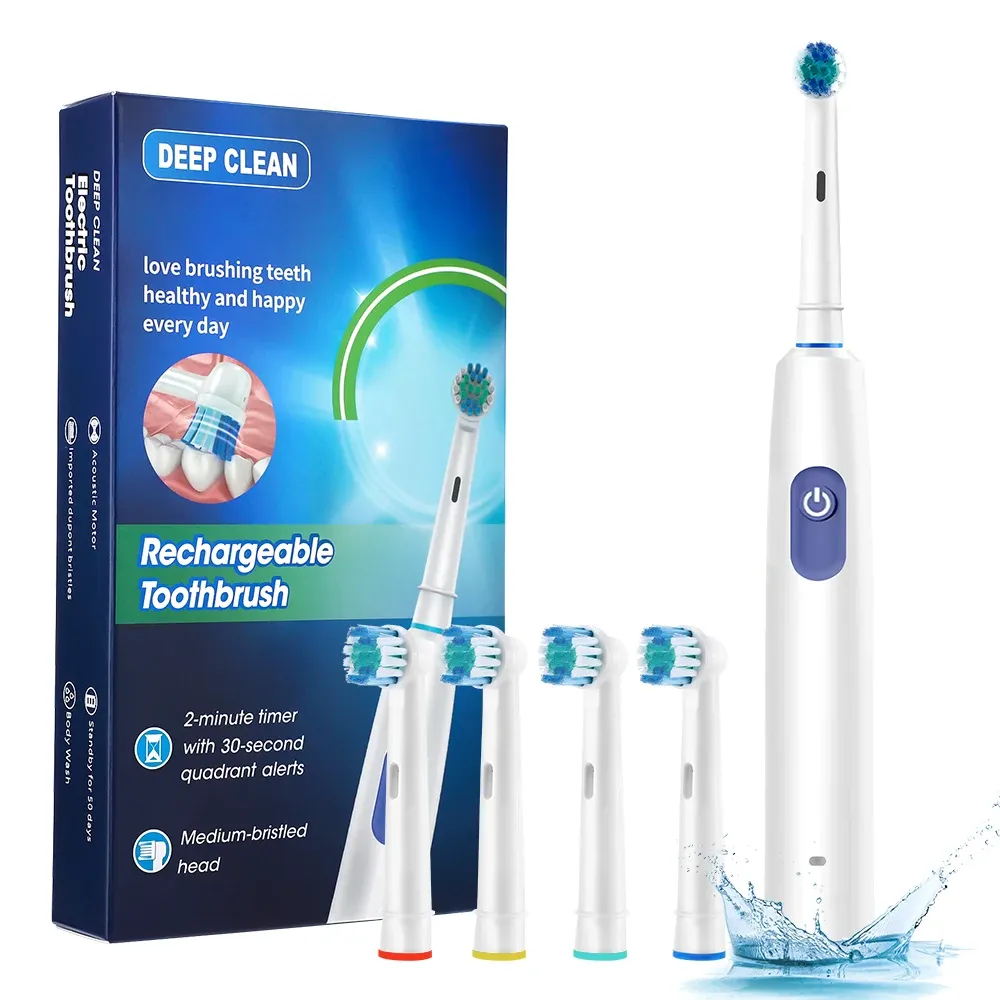 Détail du design de la brosse à dents électrique