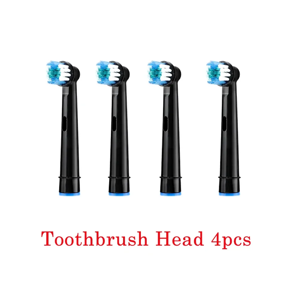 Brosse à dents électrique rotative intelligente rechargeable avec 4 têtes de remplacement, souple et idéale pour adultes 7