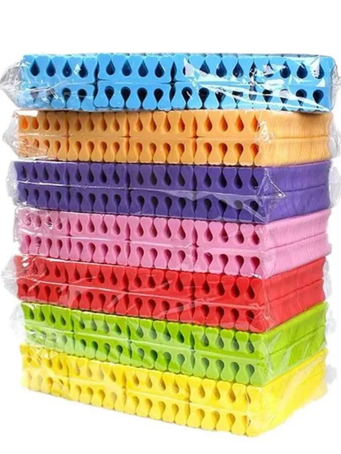 Séparateurs d'orteils pour nail art, 100 à 200 pièces par paquet, éponge pour pieds, vernis gel UV doux, outils de beauté, kit de manucure et pédicure pour ongles 2