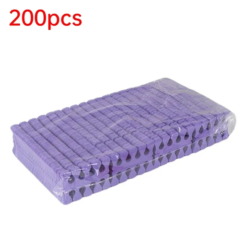 Séparateurs d'orteils pour nail art, 100 à 200 pièces par paquet, éponge pour pieds, vernis gel UV doux, outils de beauté, kit de manucure et pédicure pour ongles 9
