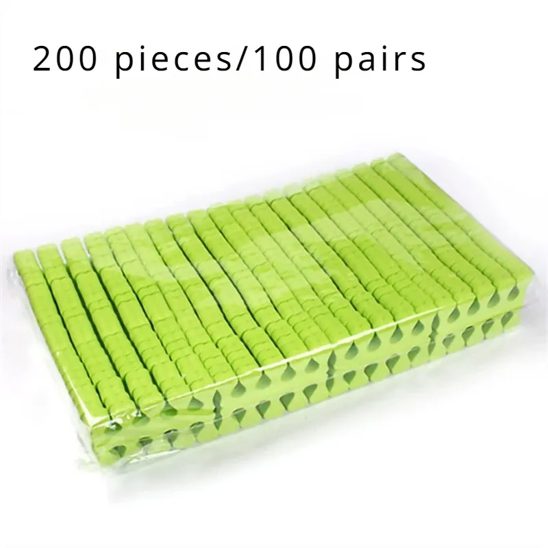 Séparateurs d'orteils pour nail art, 100 à 200 pièces par paquet, éponge pour pieds, vernis gel UV doux, outils de beauté, kit de manucure et pédicure pour ongles 14