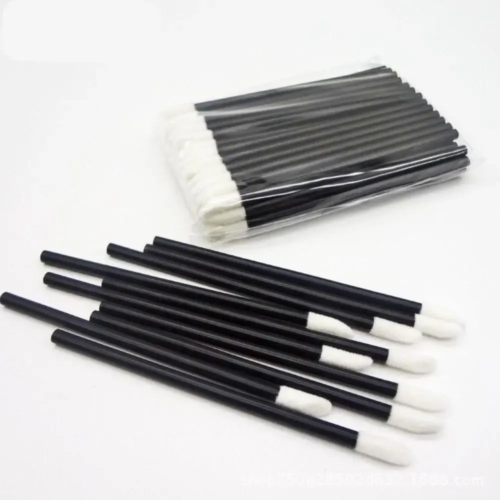 Lot de 50/100 pièces – Brosse de nettoyage pour cils en cristal multicolore, outil micro-cils de nettoyage et de démaquillage 6