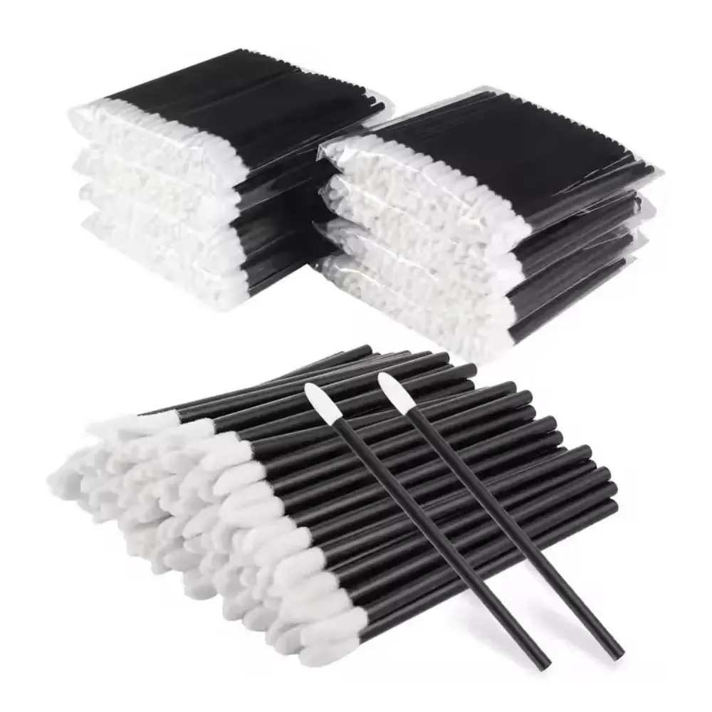 Lot de 50/100 pièces – Brosse de nettoyage pour cils en cristal multicolore, outil micro-cils de nettoyage et de démaquillage 8