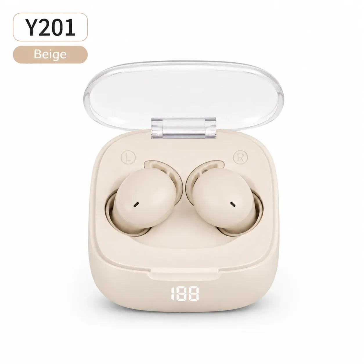 Écouteurs sans fil Y20 pour le sommeil, Bluetooth 5.4, intra-auriculaires, mini écouteurs TWS invisibles, casque stéréo Hi-Fi 9