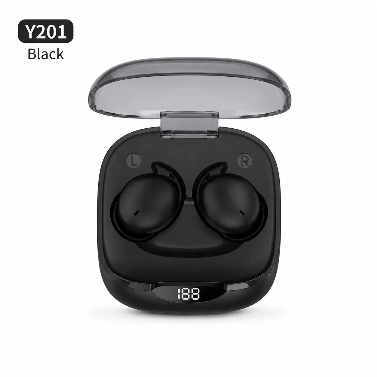Écouteurs sans fil Y20 pour le sommeil, Bluetooth 5.4, intra-auriculaires, mini écouteurs TWS invisibles, casque stéréo Hi-Fi 12