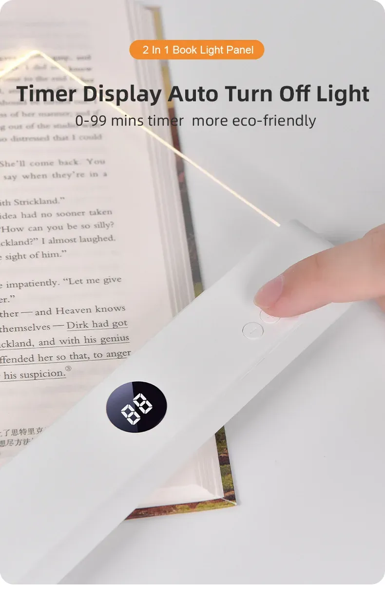 Lampe de lecture posée sur une table de chevet